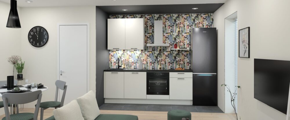 cuisine MyBestKitchen : lineaire 416L4